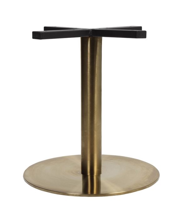 Rome Brass Disc Coffee Table Base Cafe Tables, Commercial Tables